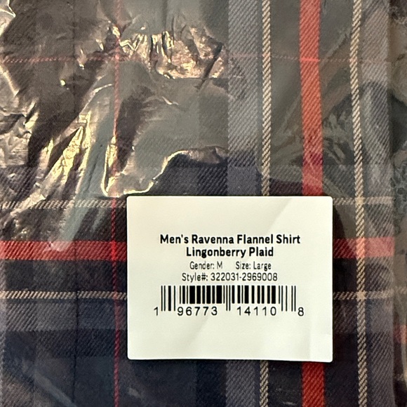 NWT Outdoor Research Ravenna Flannel Shirt, large - Picture 5 of 5